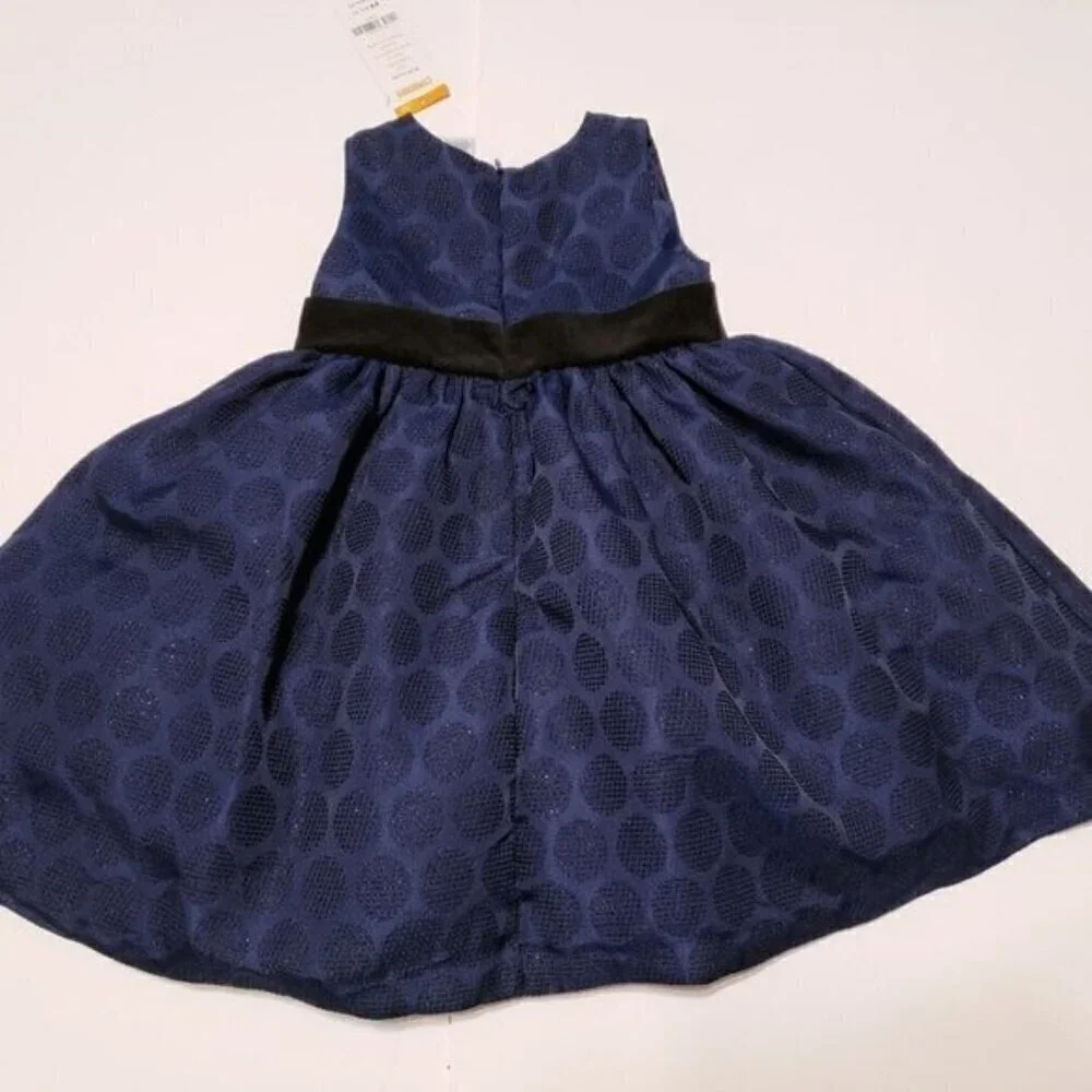 Gymboree 18-24 m special occasion dress blue bow